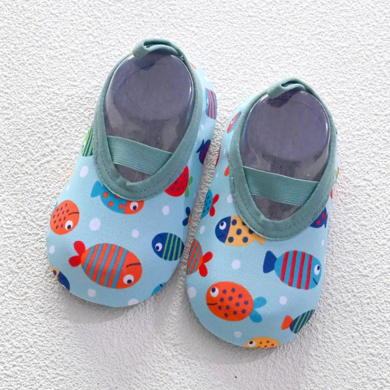 Cartoon Print Non-Slip Baby Indoor Shoes