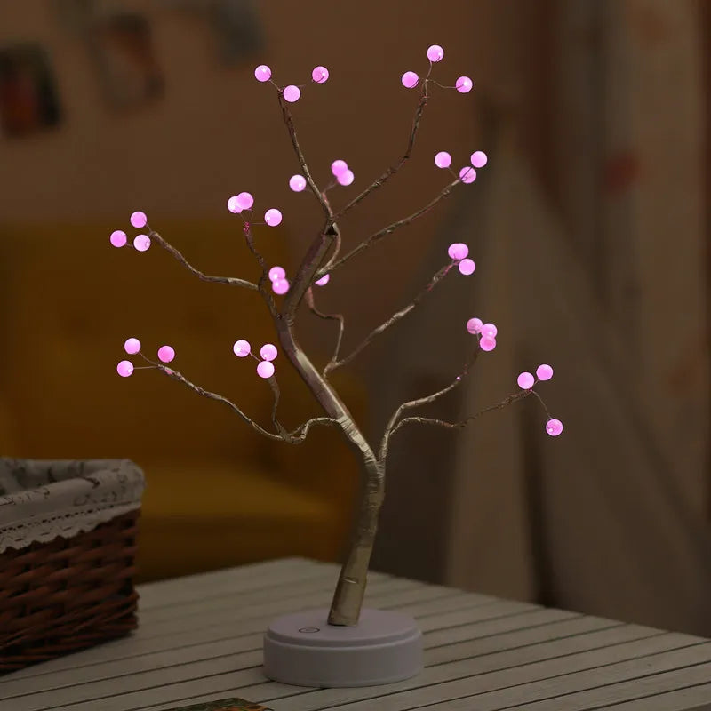 Holiday Day Gift LED Tree Night Light – Elegant Home Decoration