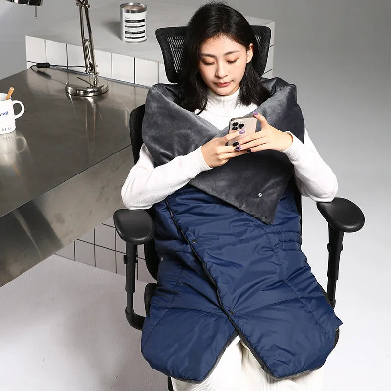 Electric Heating Blanket Shawl Smart Heated Vest for Cozy Warmth Anytime