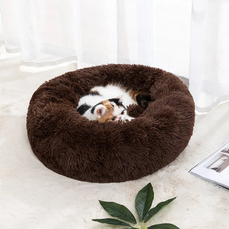 Winter Warm Pet Bed Cozy Nest for Cats in Multiple Sizes & Colors