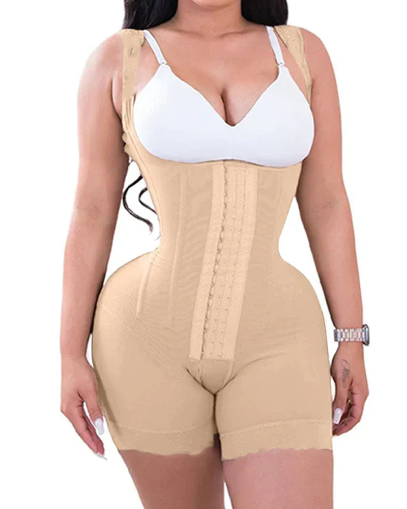 Compression Jumpsuit – Waist-Hip Shaping Bodysuit for Weight, Postpartum Recovery, and Posture Support