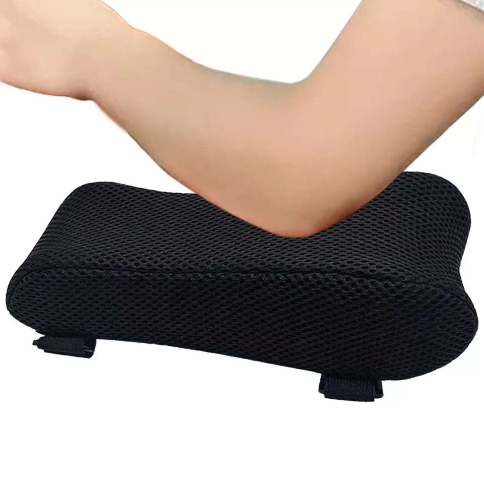 Ergonomic Memory Foam Chair Armrest Pads – Comfort for Office, Gaming, and Wheelchair Chairs